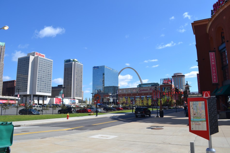 Así se ve la ciudad desde la una de las esquinas del Estadio Busch