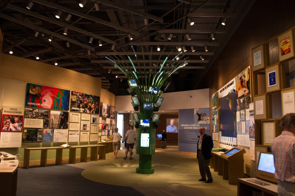 El interior del museo