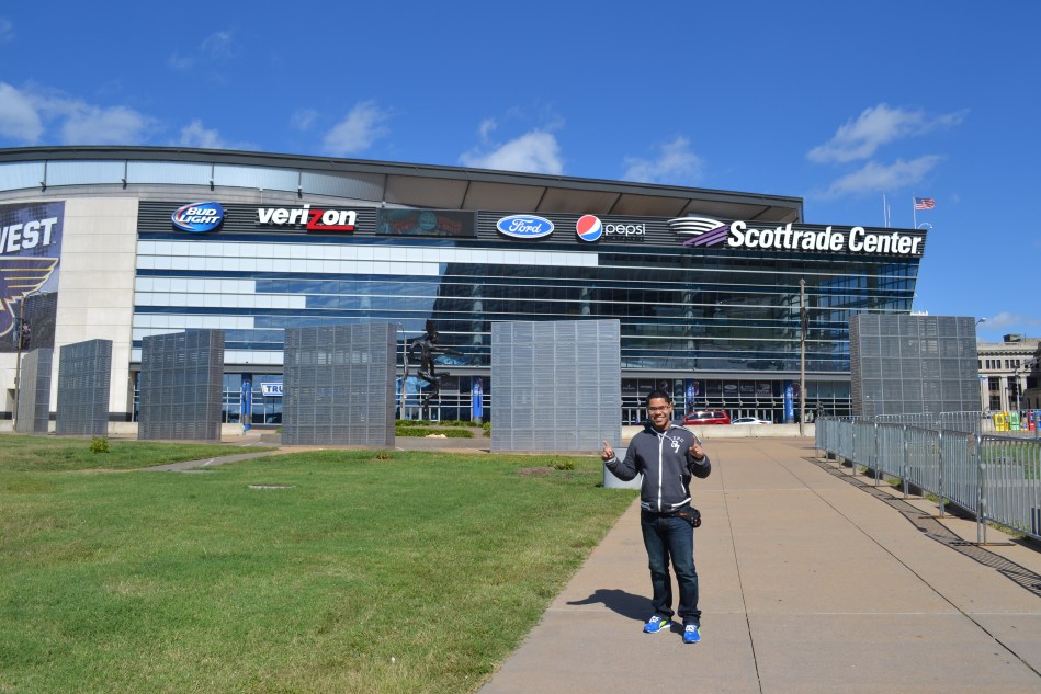 El Scottrade Center, la casa del equipo de hockey sobre hielo St Louis Blues