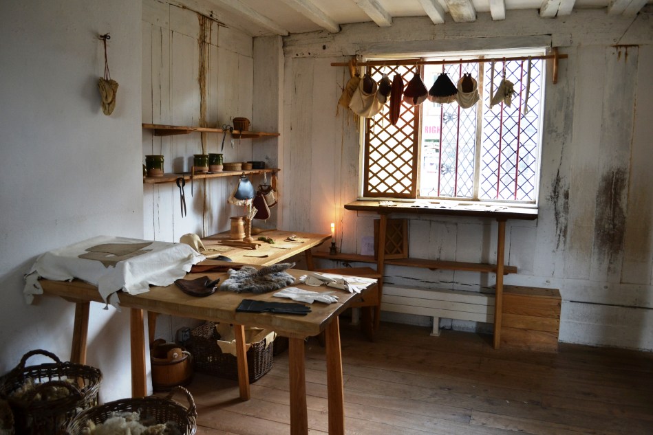 Taller de guantes de John, padre de William