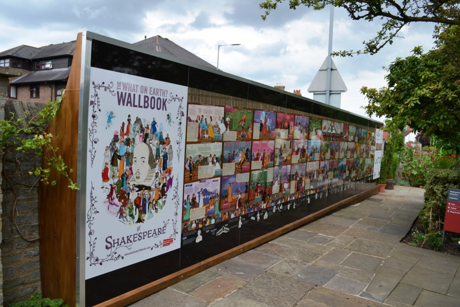 Wallbook de Shakespeare en su casa