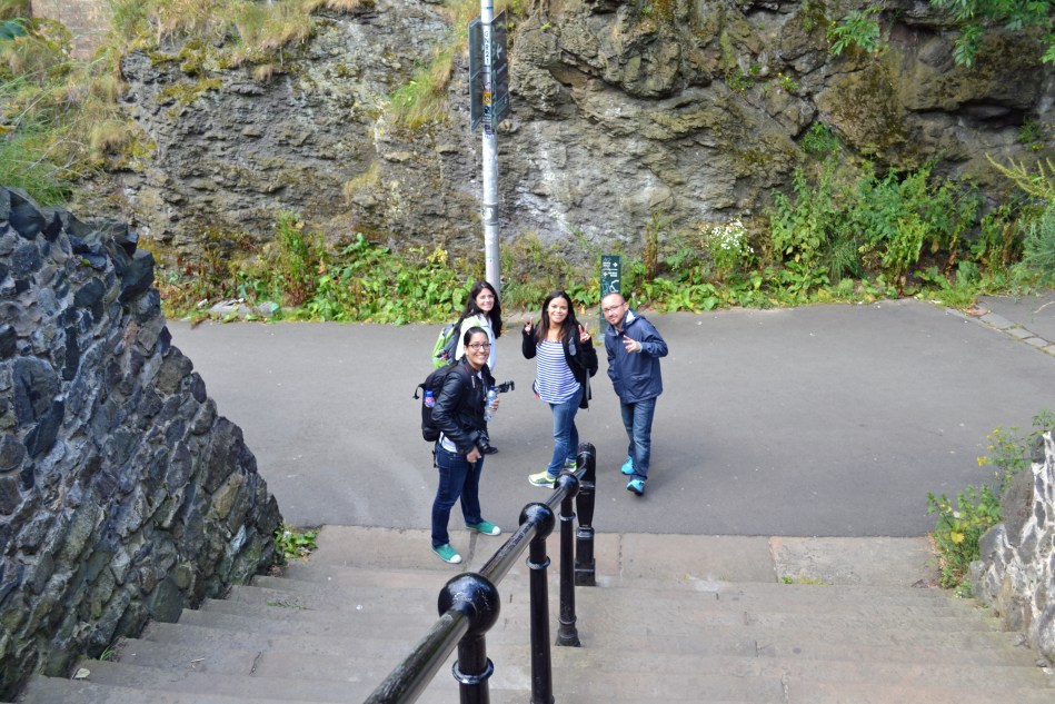 Bajando de Calton Hill