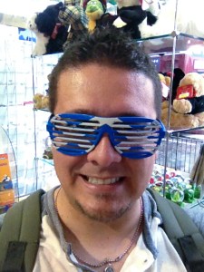 Yo en el souvenir shop